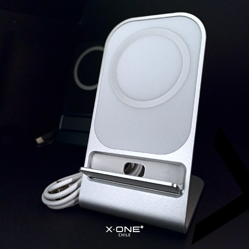 Imagen 2 de 9 de Cargador Rápido Inalámbrico Magsafe 15w X-one Incluye Cable
