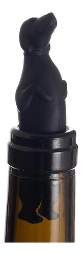 Tapón De Vino En Forma De Perro, Utensilio De Cocina Negro
