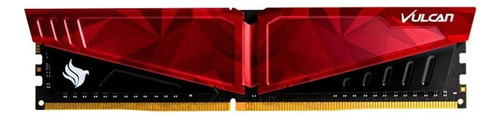 Memória Team Group T-Force Vulcan Pichau Ddr4 8gb 1x8 3600mhz Vermelha tlprd48g3600hc18j01