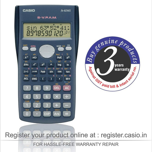Calculadora Científica Pantalla De 2 Líneas Fx-82ms