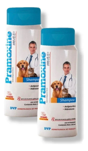 2 Pack Pramoxine Shampoo 350ml Holland Fragancia Neutro Neutra