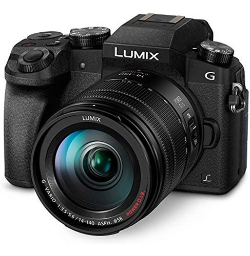 Cámara Sin Espejo Panasonic Lumix G7 4k, Con Alimentación De