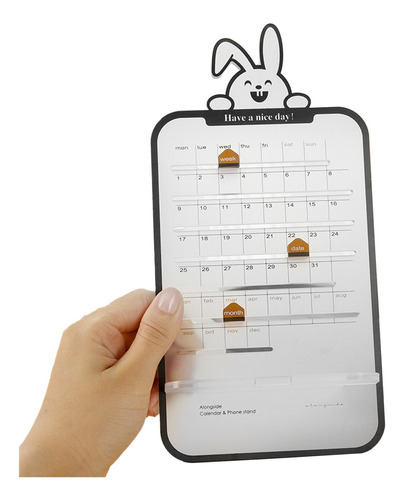 Calendario Mensual De Escritorio, Multifuncional, Bonito Man