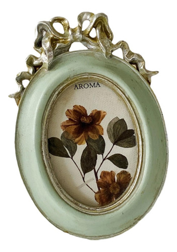 Quadro Fotográfico Oval Look Vintage Ornate Picture Molding