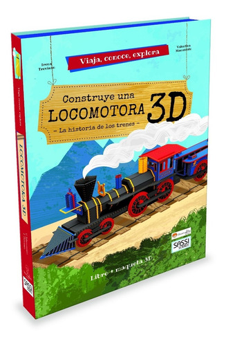 Construye Una Locomotora 3d, Libro+maqueta