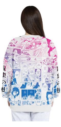 Moletom Blusa Shinobu Kocho Hashira Inseto Colors Gc Ref0886