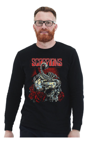 Polera Ml Scorpions 50th Anniversary Rock Impresión Directa