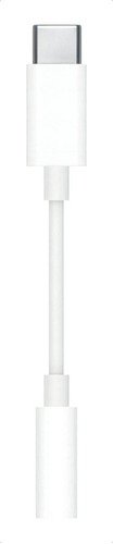 Adaptador Apple Usb-c A 3,5 Mm iPad Macbook Mu7e2zm A2155 Color Blanco