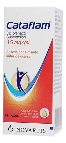 Cataflam Suspensión Gotas 15 Mg, 1 Frasco Gotero 20 Ml
