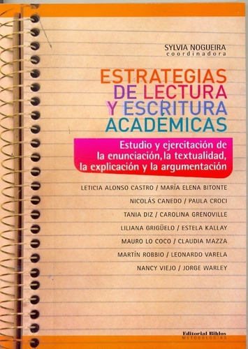 Estrategias De Lectura Y Escritura Academicas: Estudio Y Eje