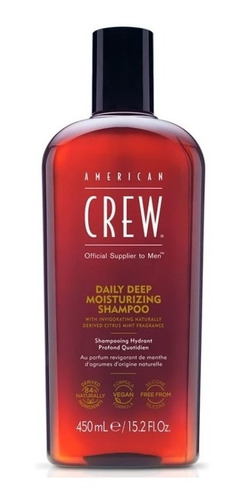 Shampoo Hidratación Daily Moisturizing American Crew 450ml