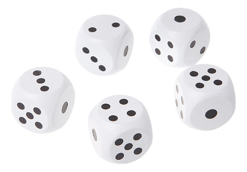 (w) Dados Digitais De 20 Mm Com Pontos Pretos Brancos De 20