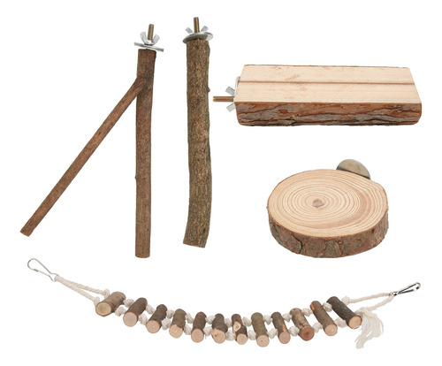 Juego De Palitos De Madera Para Perca Con Forma De Pájaros,