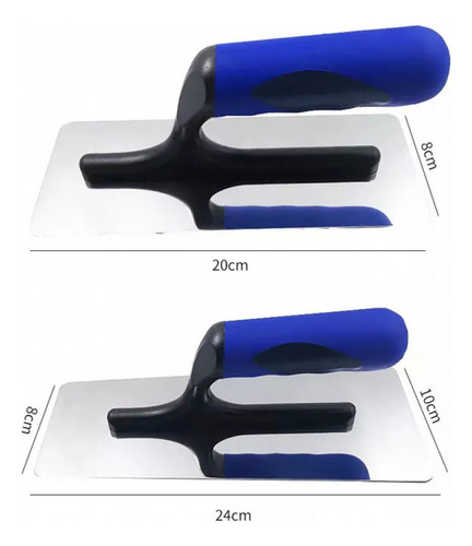 Fa Paleta De Yeso Veneciana De Acero Inoxidable, 2 Piezas