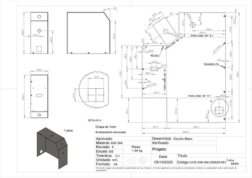 Imagem 8 de 10 de Projetista Mecânico Cadista Desenhista Freelance Solidworks