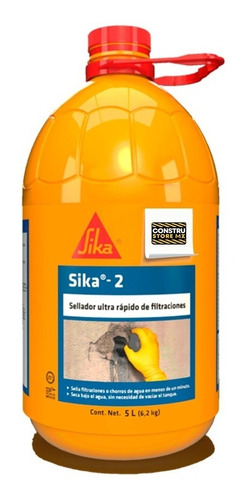 Sika 2 Acelerante Ultra Rápido De Fraguado, Bote 6.2 Kg