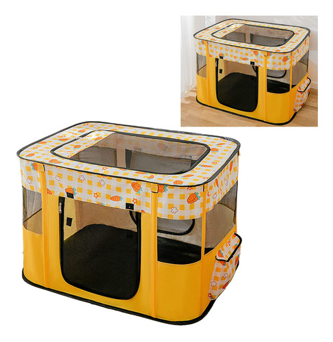 Parque Infantil Para Perros, Casita Plegable Para Gatos, Tra