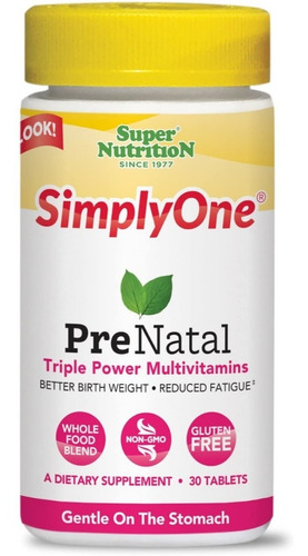 Prenatal + Vitamina A 30 Tablet - Unidad a $10781