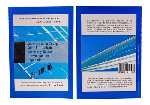 Imagen 2 de 2 de Libro Energía Renovable Solar Eólica Térmica P/ Instaladores