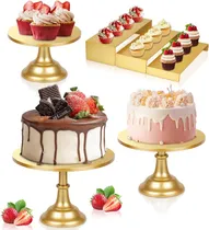 Comprar Bases Para Pasteles  Exibidor Para Pasteles Y Postres, 6 Pzs