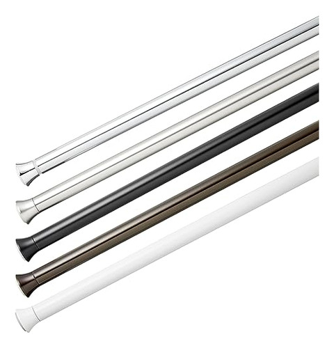 Cortinero Ajustable A Presión 60 A 90 Cm Blanco