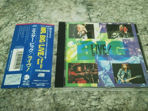 Mr Big : Live... Raw Like Sushi (cd/jap) 1990 Obi - Insert 