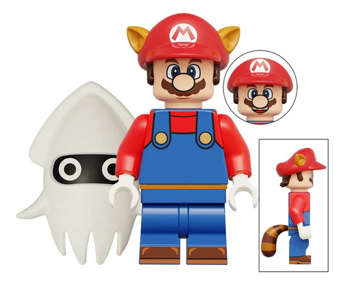 Lego Super Mario Mini Figuras - Mario Luigi Geek Nintendo 1 Mario 3 Boneco