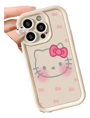 Funda De Teléfono Coreana Sanrio Hello Kitty Para iPhone 14