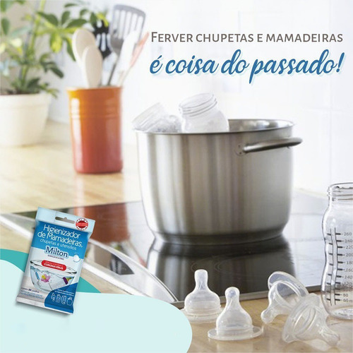 Higienizador Objeto Para Bebês - 6 Cartelas Com 20 Pastilhas Cor Branco
