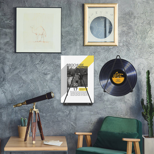 Revistero Colgante Para Colgar Discos De Vinilo En La Pared,
