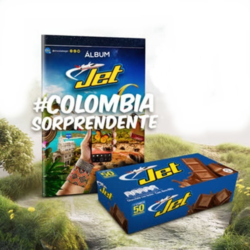 Álbum Colombia Sorprendente + 50 Chocolatinas (12gr)