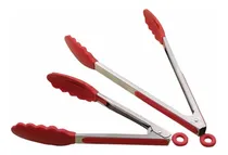 Comprar Set 2 Pinzas De Acero Con Punta De Silicona Color