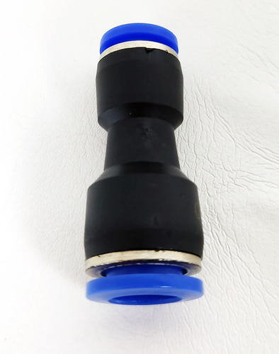 Imagem 6 de 6 de Kit 20 Conexão União Instantânea Pneumática Reta Tubo 8x8mm