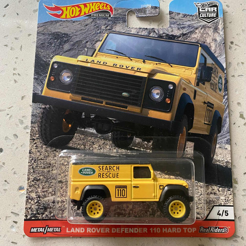 Hotwheels Premium Land Rover Defender 110 Hard Top