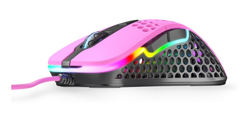 Mouse Gamer Xtrfy M4 Rgb Pink 69 Gramos 6 Botones 16000 Dpi
