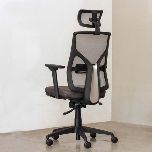 Imagen 2 de 8 de Silla Oficina Ergonomica Apoyo Lumbar Cabezal Mesh Cool Envi