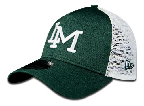 Gorra Lm Camionero Verde-blanco Cañeros