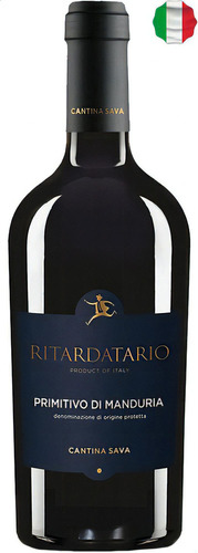Vinho Italiano Primitivo Di Manduria Ritardatario 750 Ml