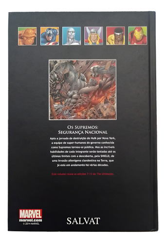 Marvel Os Supremos Segurança Nacional Graphic Novels 29 (Usado)