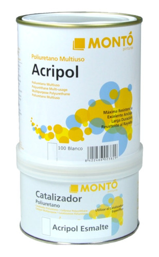 Montó Acripol Esmalte+catalizador - 750ml