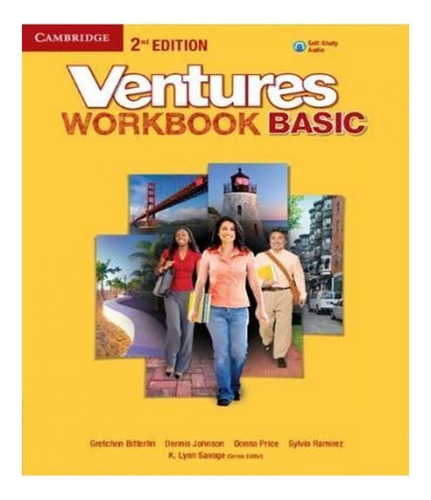 Ventures Basic   Workbook With Audio Cd Rom   02 Ed, De Bitterlin, Gretchen / Johnson, Dennis / Price, Donna. Editora Cambridge, Capa Mole Em Inglês