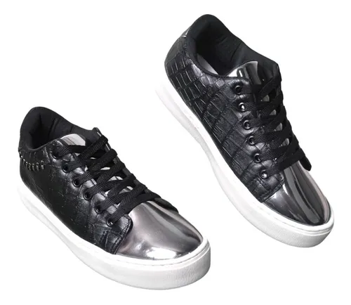 Zapatilla Urbana Mujer South 1 Humber Moda Plataforma Tachas
