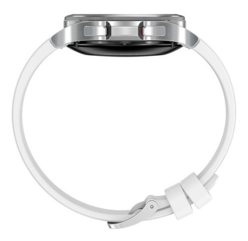 Imagen 5 de 5 de Samsung Galaxy Watch4 Classic (bluetooth) 1.2 Caja 42mm De Acero Inoxidable Silver Malla Silver De Fluoroelastómero Y Bisel Black De Acero Inoxidable Sm-r880