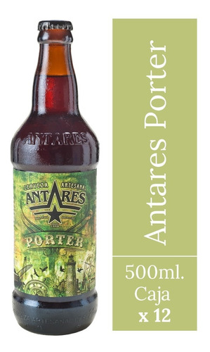 Cerveza Antares Porter Caja X 12 X 500ml.