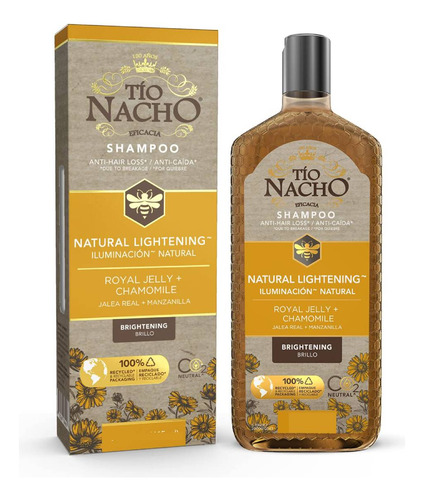 Shampoo Clareador Antiqueda 200ml Tio Nacho
