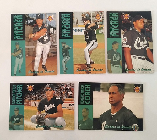 Barajitas De Coleccion Beisbol Line-up Lvbp 96-97 Lote 1