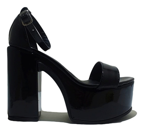 Imagen 4 de 5 de Sandalias Sasha Charol Black