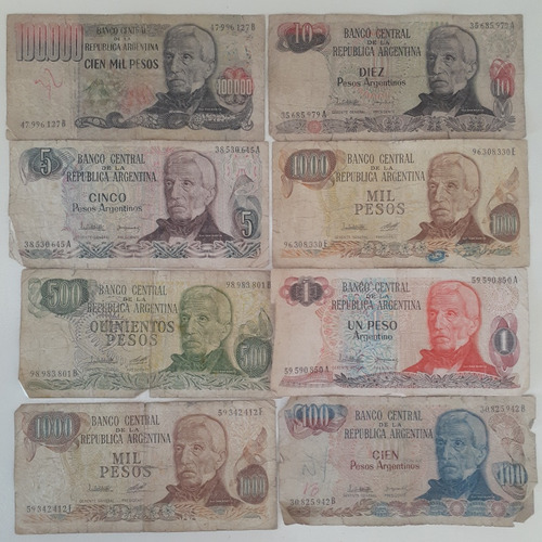 Billetes Antiguos Argentinos X 15 Ahorros Que Dormi Y No U$s