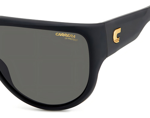 Lentes De Sol Carrera Flaglab 13 Unisex 20538300362ir Color de la lente Gris Color de la varilla Negro/Dorado Color del armazón Negro mate/Dorado Diseño Ocean