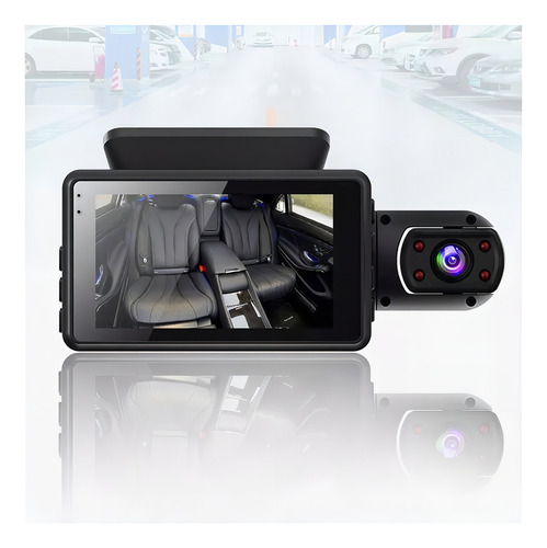 Cámara Dual Del Coche De Dashcam 1080p Dvr